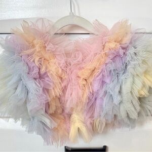 Tutu Du Monde Pastel Ruffle Top